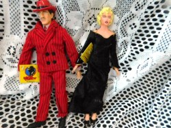 10'' BREATHLESS MAHONEY,   DICK TRACY , BLONDE DOLL, MADONNA BLACK DRESS OR BIG BOY RED SUIT, TAGS